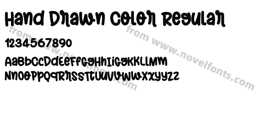 Hand Drawn Color RegularPreview