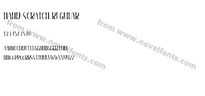 Hand Scratch RegularPreview