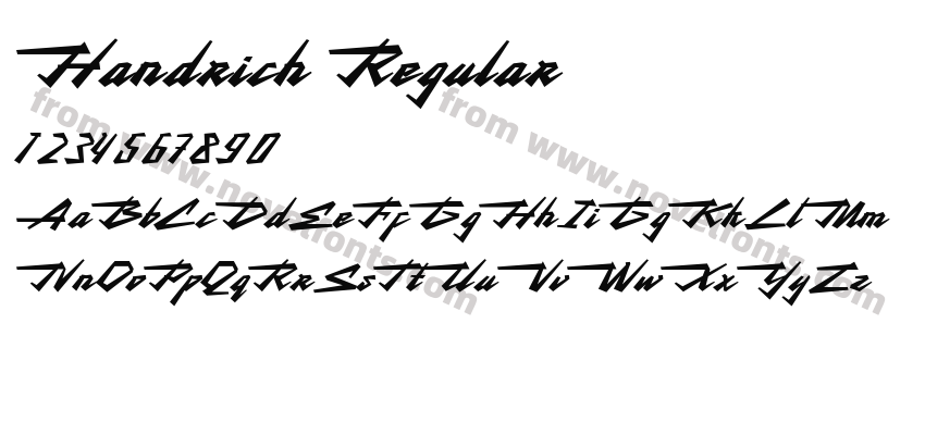 Handrich RegularPreview