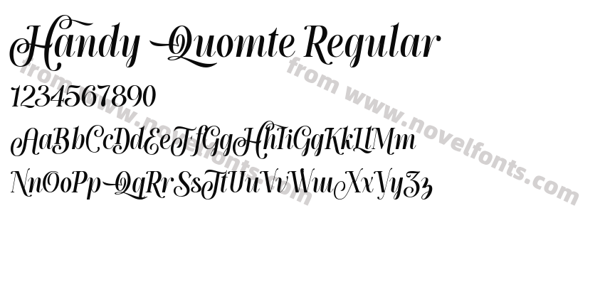 Handy Quomte RegularPreview