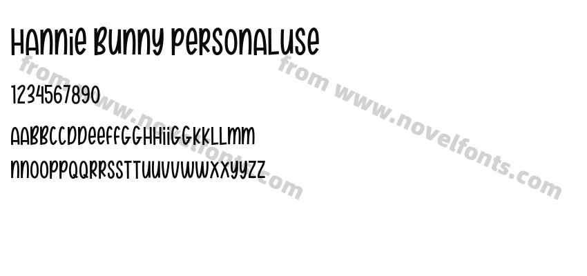 Hannie Bunny personalusePreview