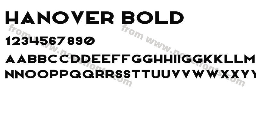 Hanover BoldPreview