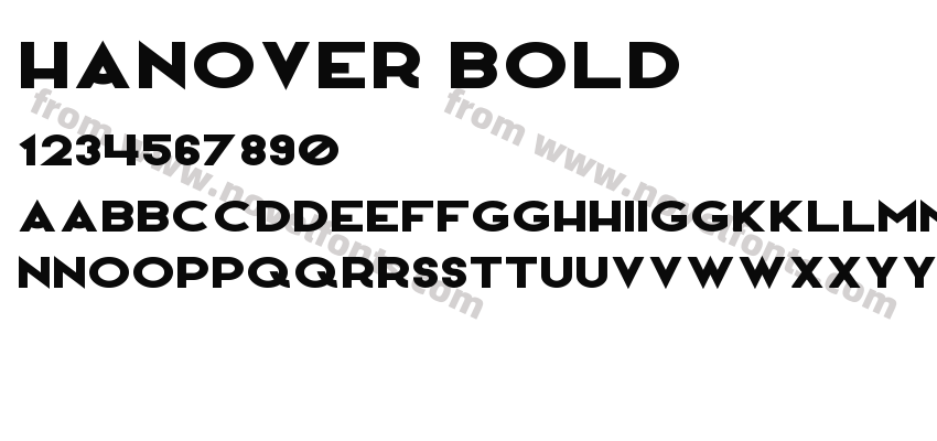 Hanover BoldPreview