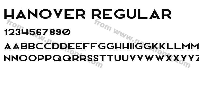 Hanover RegularPreview
