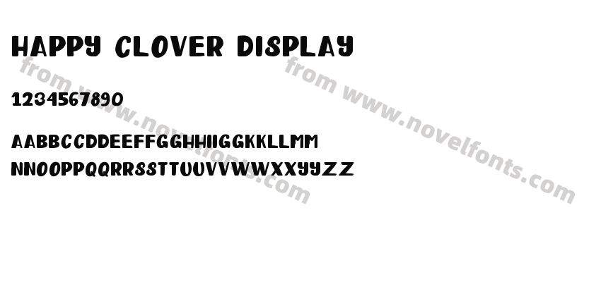 Happy Clover DisplayPreview