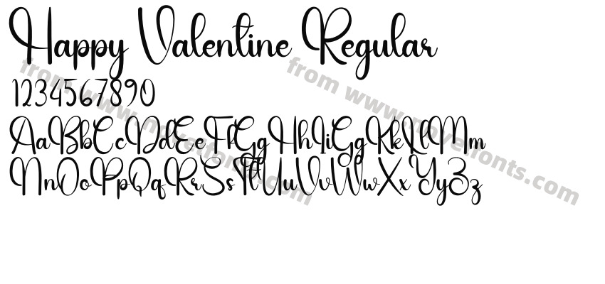 Happy Valentine RegularPreview