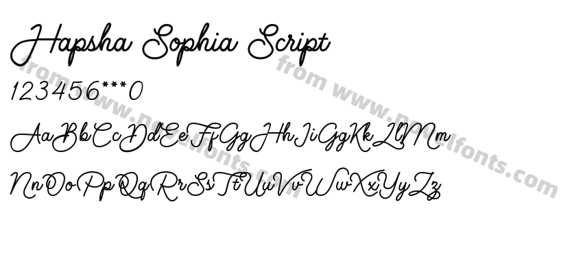 Hapsha Sophia ScriptPreview