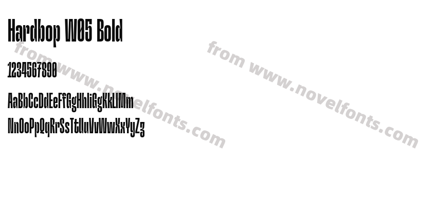 Hardbop W05 BoldPreview