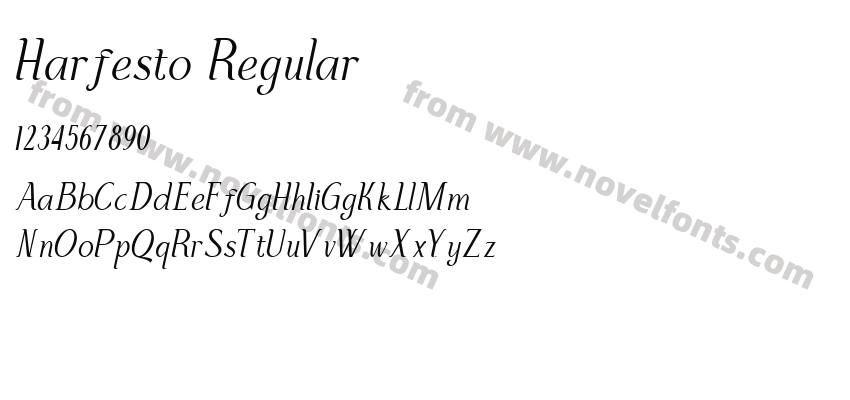Harfesto RegularPreview