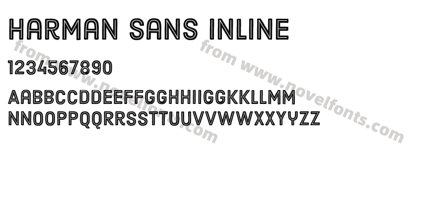 Harman Sans InlinePreview
