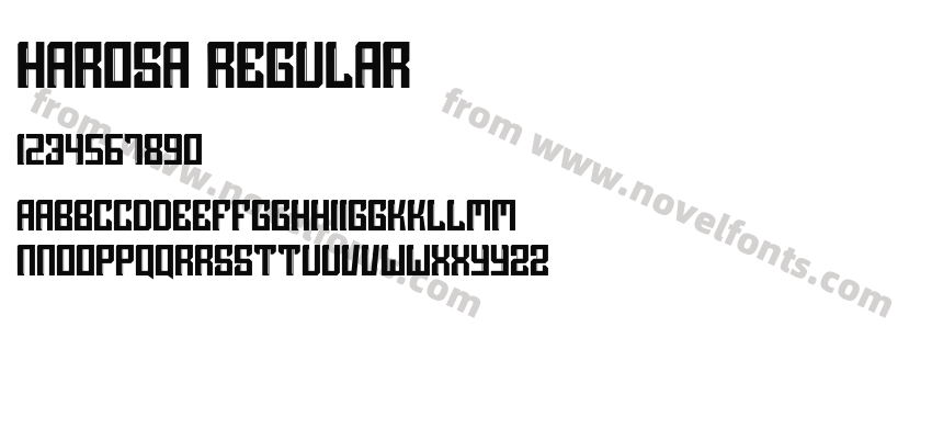 Harosa RegularPreview