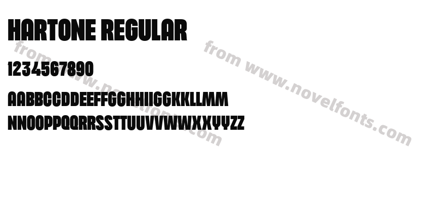 Hartone RegularPreview