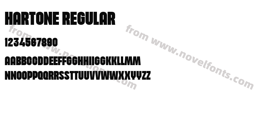 Hartone RegularPreview