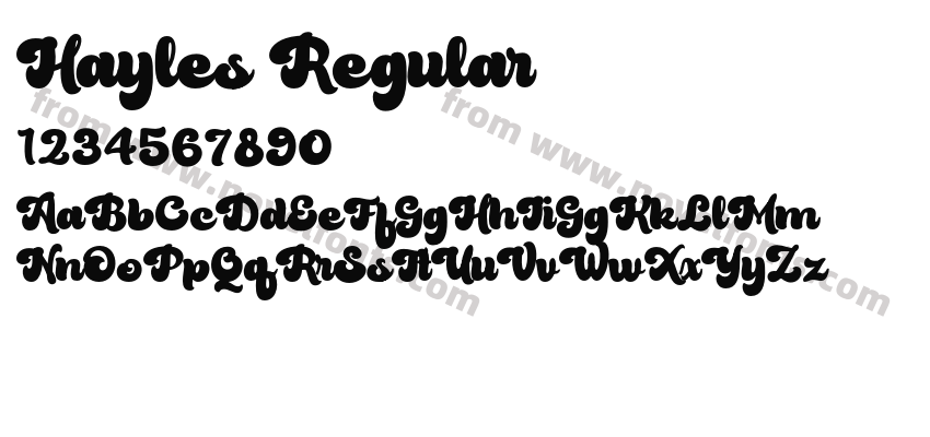 Hayles RegularPreview