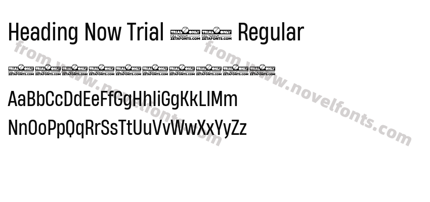 Heading Now Trial 54 RegularPreview