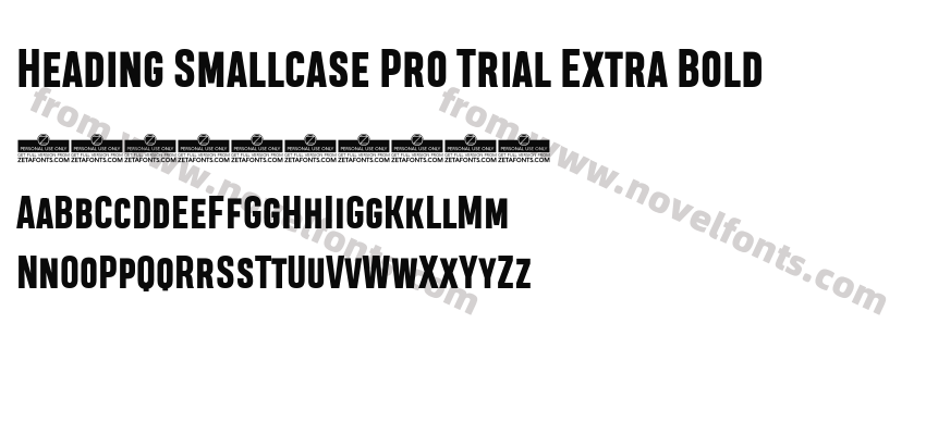 Heading Smallcase Pro Trial Extra BoldPreview
