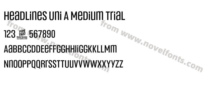 Headlines Uni A Medium TrialPreview