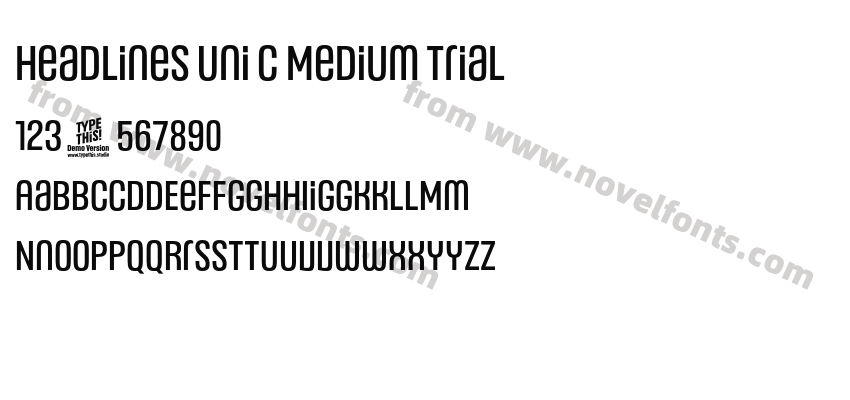 Headlines Uni C Medium TrialPreview
