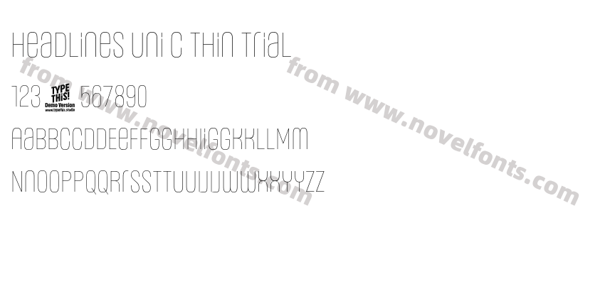 Headlines Uni C Thin TrialPreview