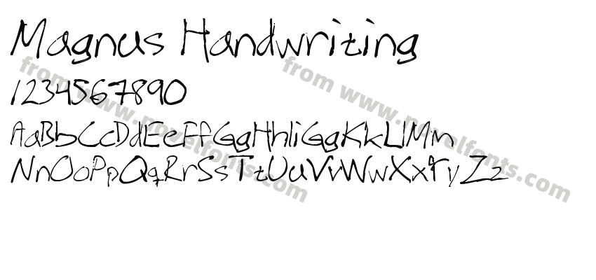 Magnus HandwritingPreview