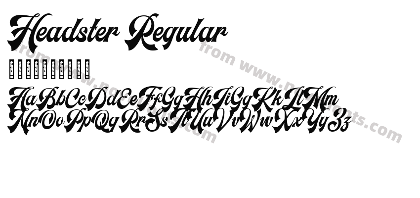 Headster RegularPreview