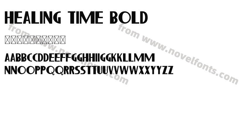 Healing Time BoldPreview