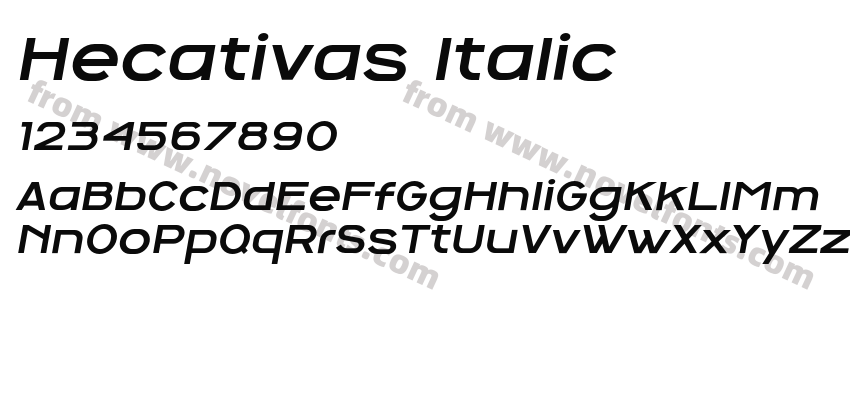 Hecativas ItalicPreview