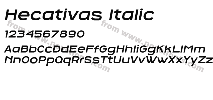 Hecativas ItalicPreview
