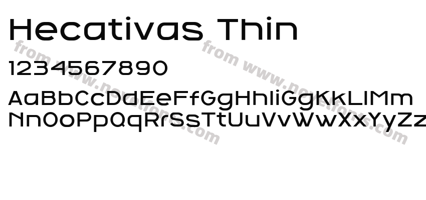 Hecativas ThinPreview