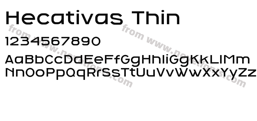Hecativas ThinPreview