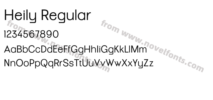 Heily RegularPreview