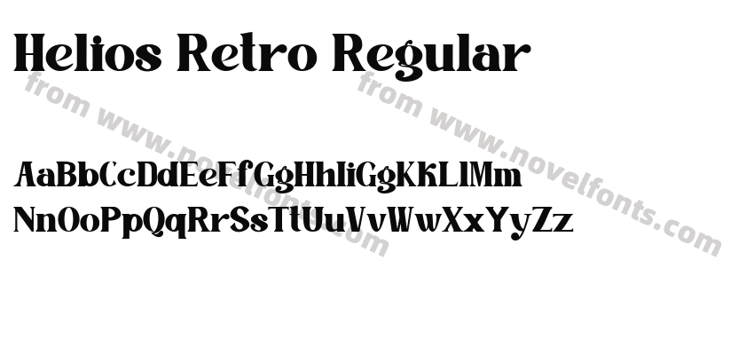 Helios Retro RegularPreview