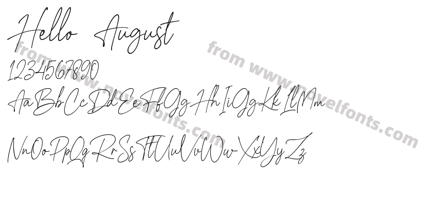 Hello AugustPreview