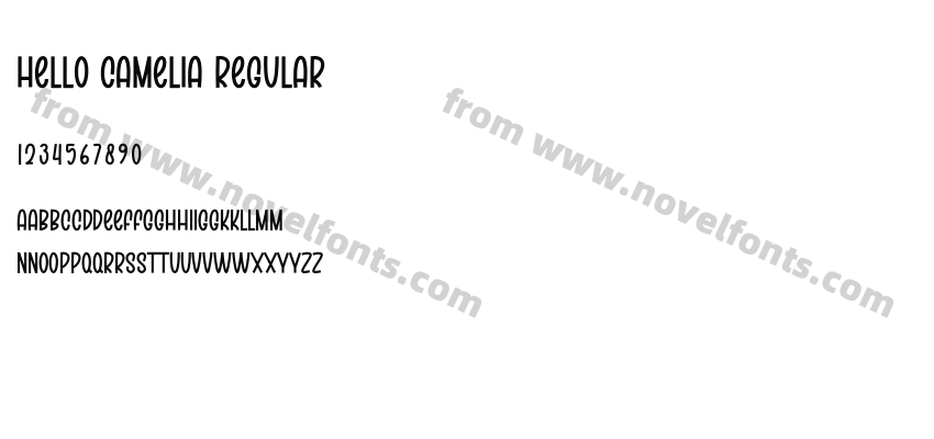 Hello Camelia RegularPreview