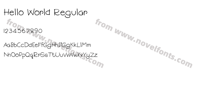 Hello World RegularPreview