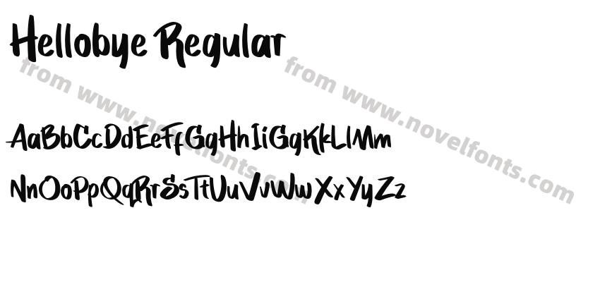 Hellobye RegularPreview
