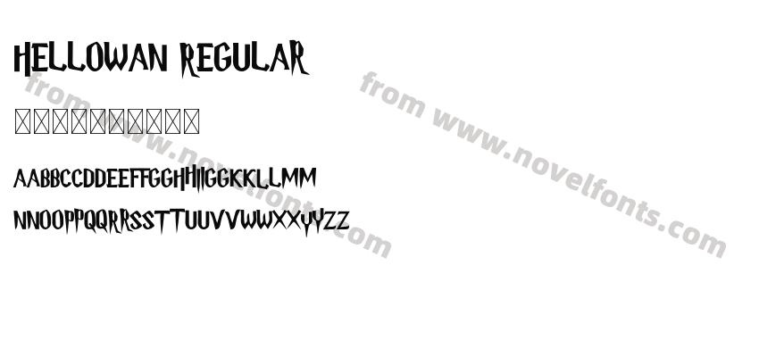 Hellowan RegularPreview
