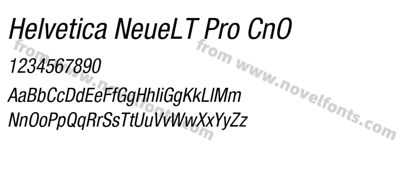 Helvetica NeueLT Pro CnOPreview