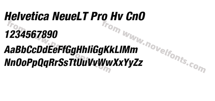 Helvetica NeueLT Pro Hv CnOPreview