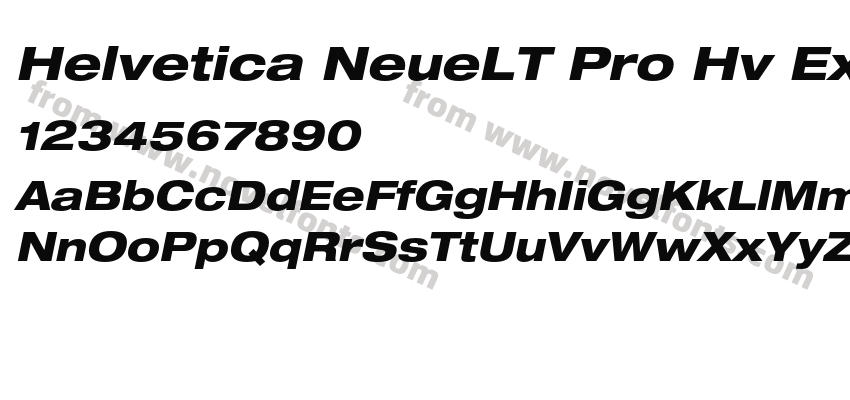 Helvetica NeueLT Pro Hv ExOPreview