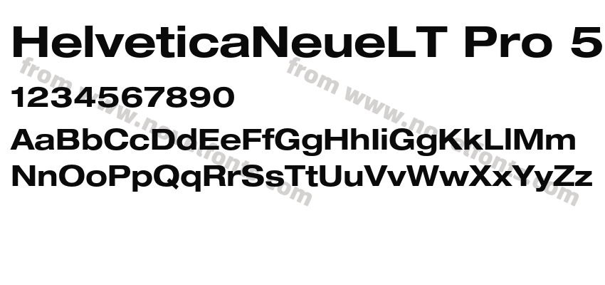 HelveticaNeueLT Pro 53 ExPreview