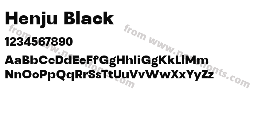 Henju BlackPreview