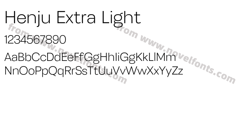 Henju Extra LightPreview