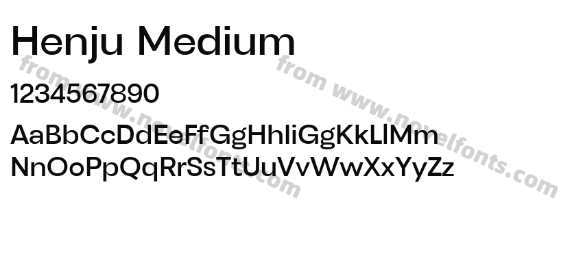 Henju MediumPreview