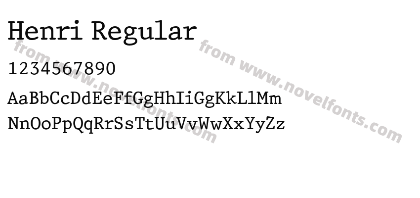 Henri RegularPreview