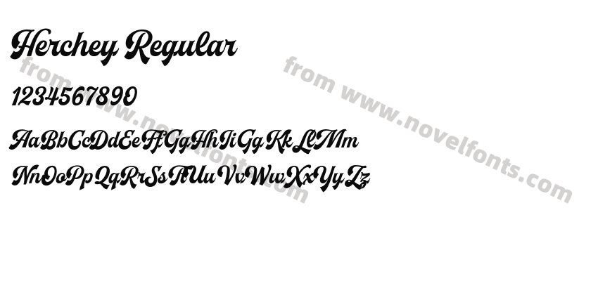 Herchey RegularPreview