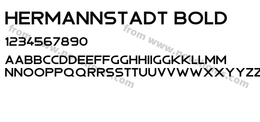 Hermannstadt BoldPreview