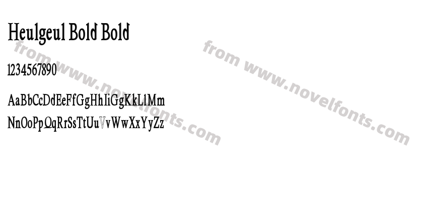 Heulgeul Bold BoldPreview