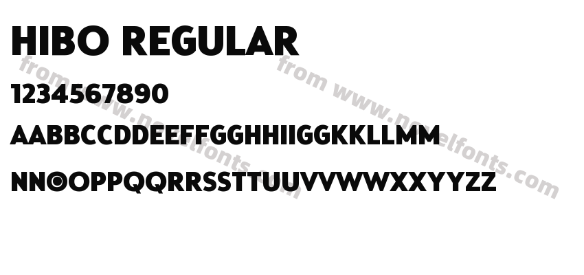 Hibo RegularPreview
