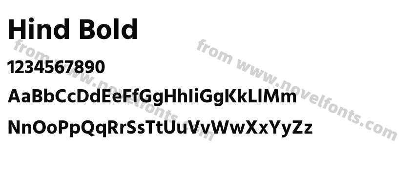 Hind BoldPreview